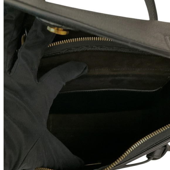 Celine Micro Belt Bag Leather Black - Picture 11 of 16